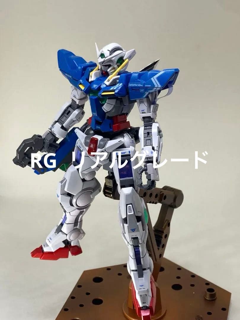 HG gnアームズ　RGエクシア　完成品　全塗装