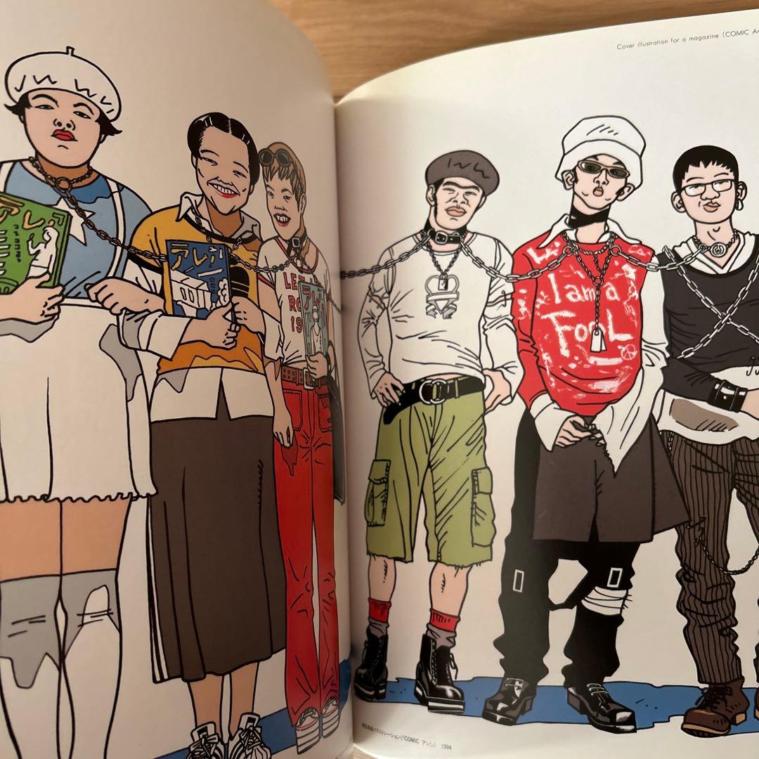 江口寿史　イラスト集　初版　帯付　チラシ付き