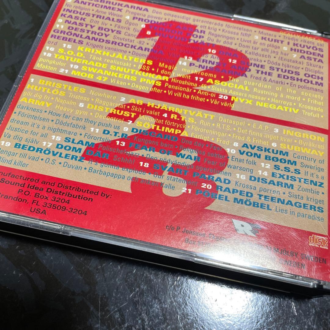 スウェディッシュ・ハードコア名作コンピ　really fast vol1,2,3