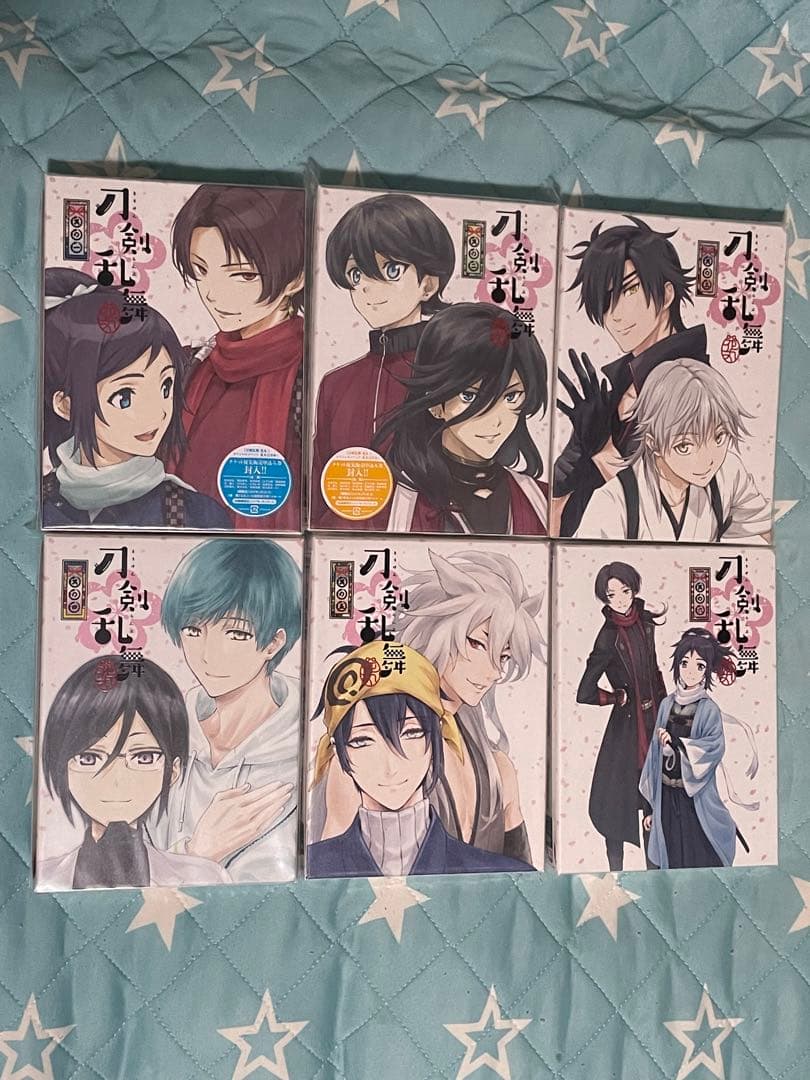 刀剣乱舞 花丸 第一シリーズ DVD全6巻初回限定盤＋歌謡集全6巻 セット