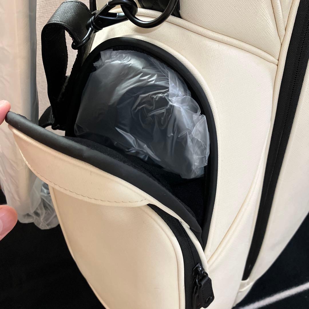 即日発送 新品 TDN GOLF スコットランド発 スタンドバッグ オフホワイト