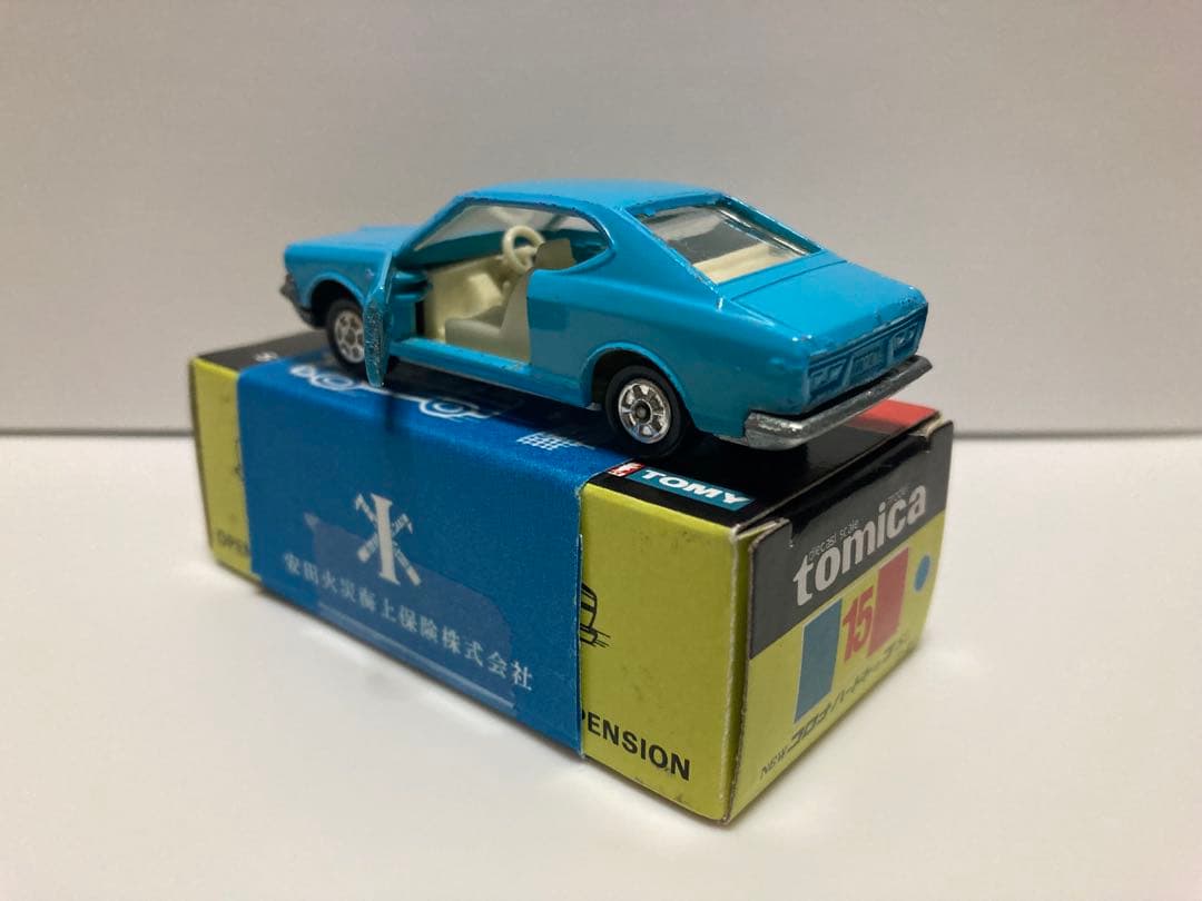 トミカ　日本製　ニュー　コロナ　1700 安田火災　シール付き　希少