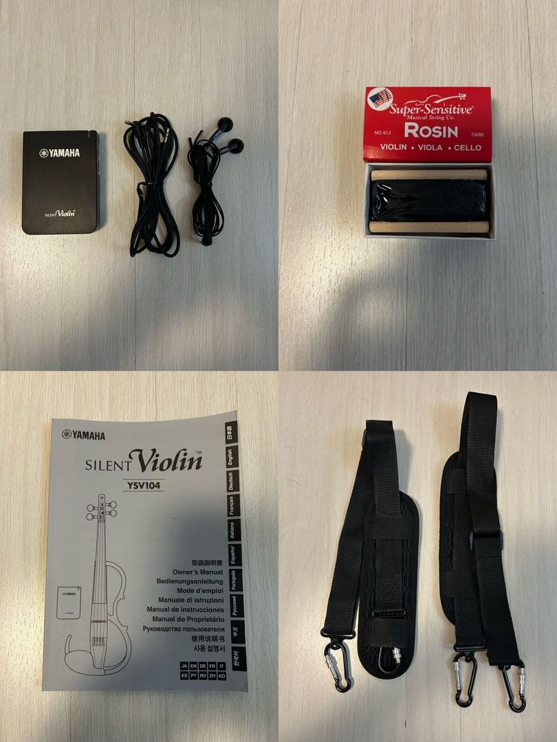 【美品】ヤマハ サイレントバイオリンセット YSV104S