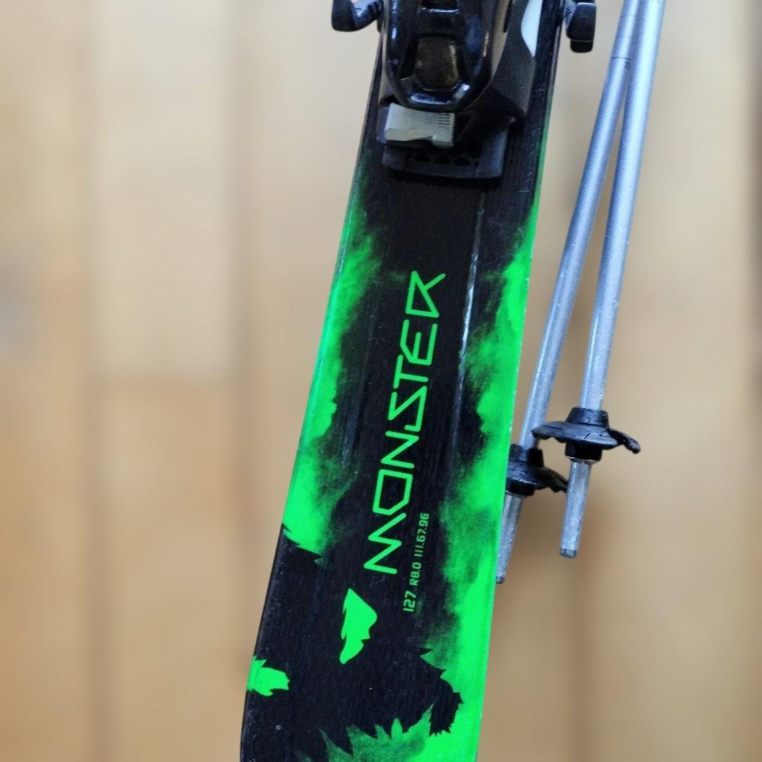 HEAD MONSTER スキー板 127cm ロシブーツ23.5cmセット