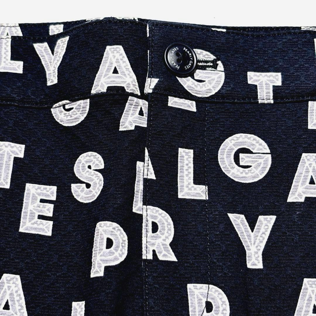 新品タグ付 パーリーゲイツ レディースゴルフウェア ストレッチスカート 総柄 M