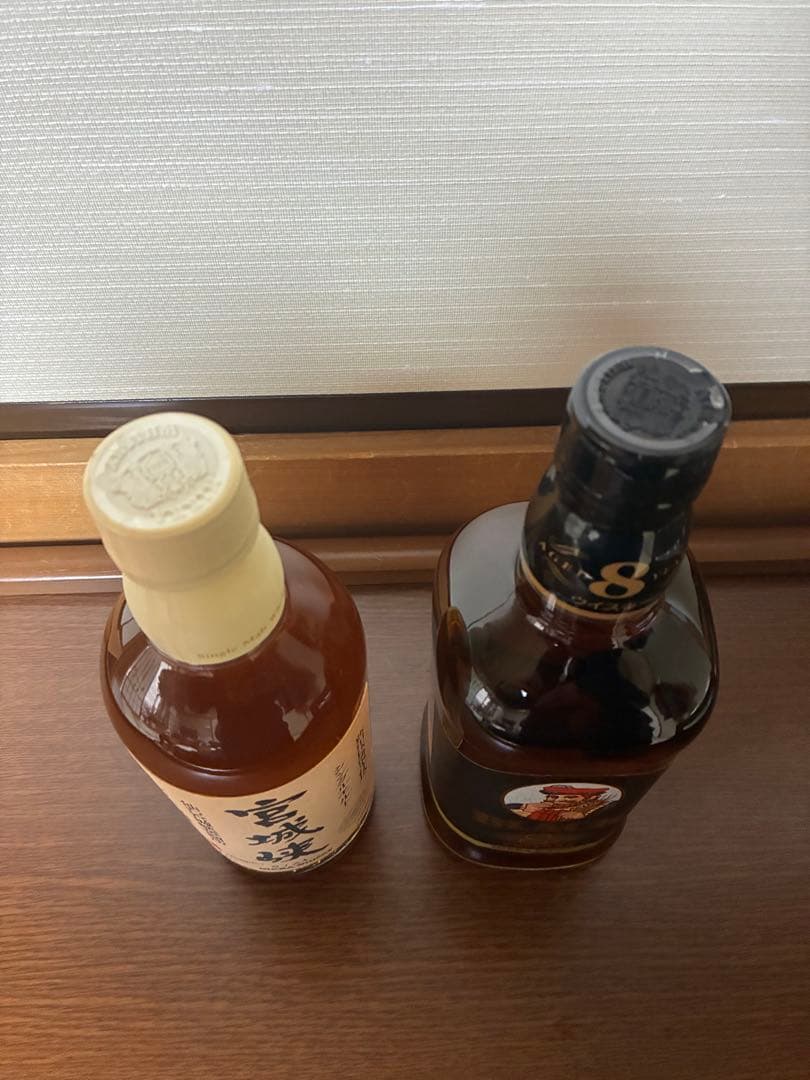 【美品・終売品】「ブラックニッカ　8年」と「宮城峡　旧ラベル」