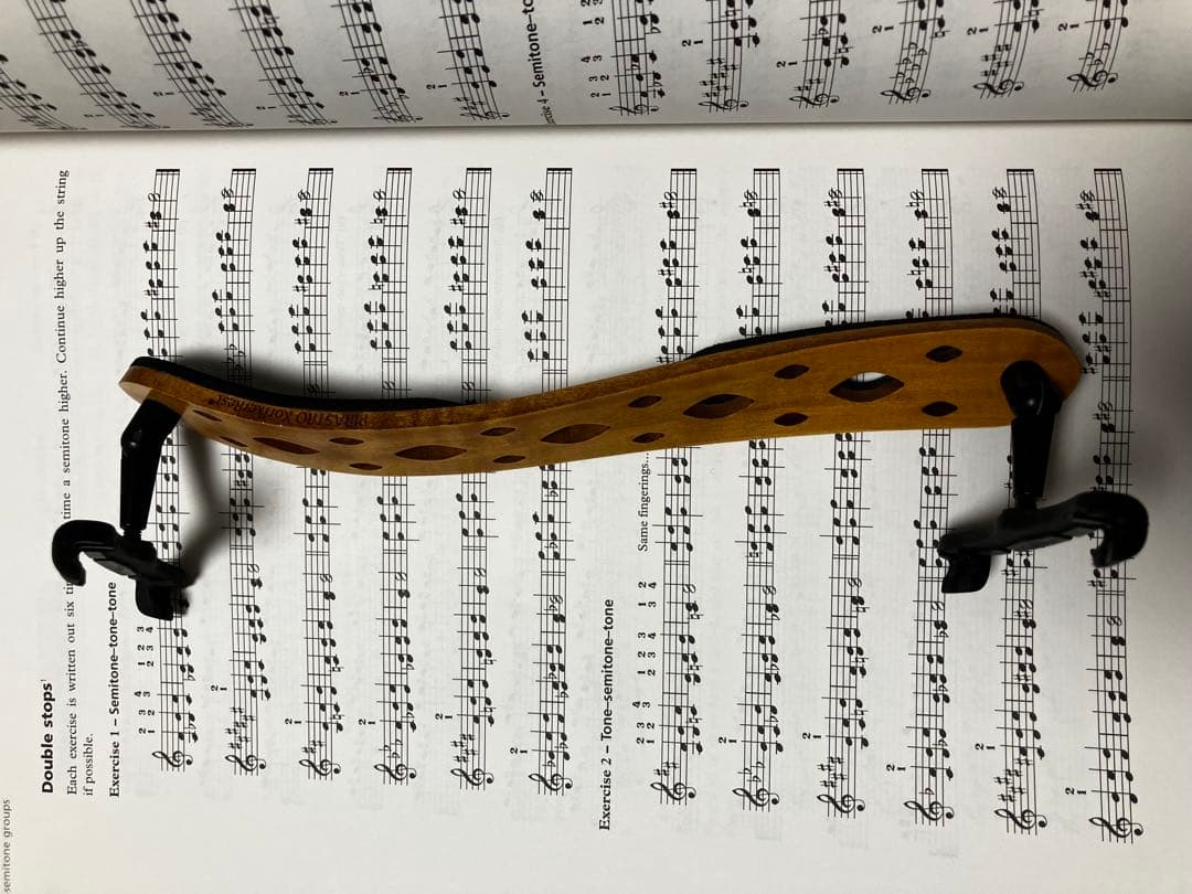 高級　バイオリン　肩当て　コルフカーレスト　美品