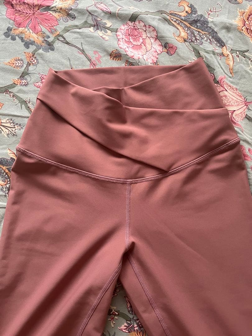 ストレスフリースターラップレギンス／レッドビーン6-M （トレンカパンツ）