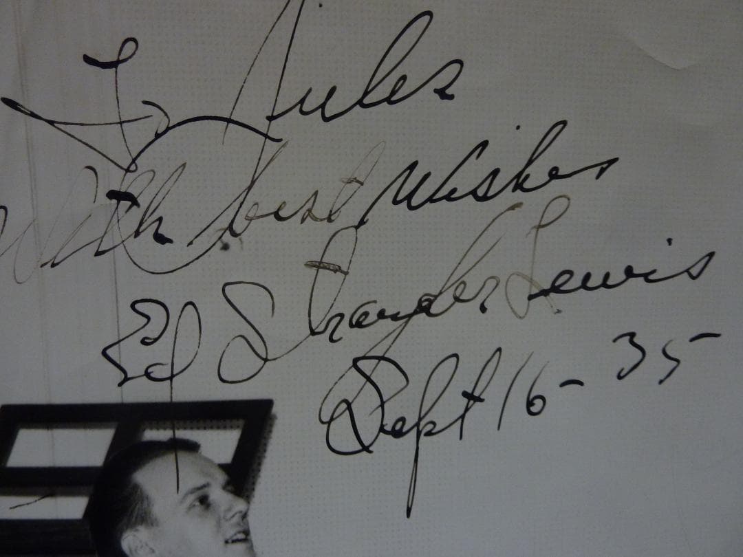 プロレス ストラングラー・ルイス 直筆サイン入り写真