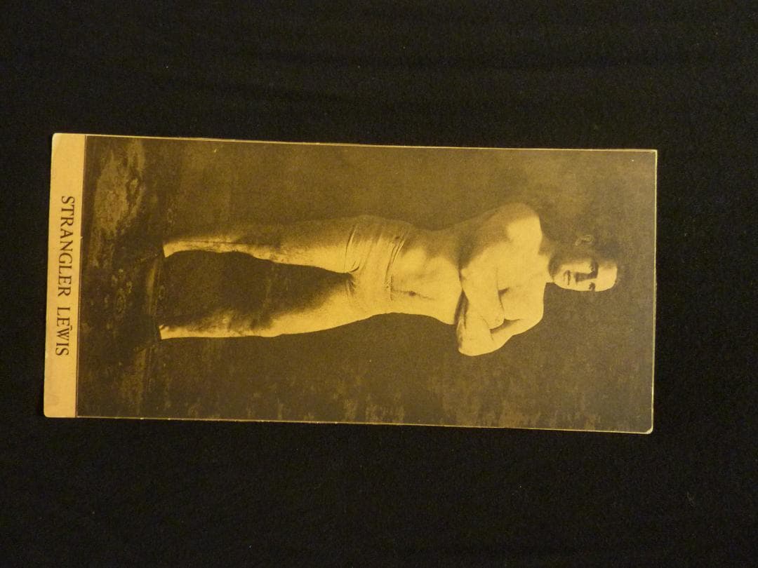 プロレス ストラングラー・ルイス 直筆サイン入り写真