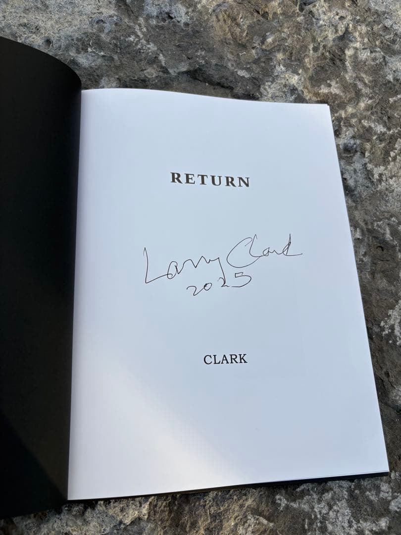 アート・デザイン・音楽 Larry Clark Return Book
