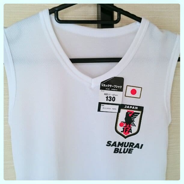 サッカー日本代表 サムライブルーユニフォームタンクトップ 新品未使用品