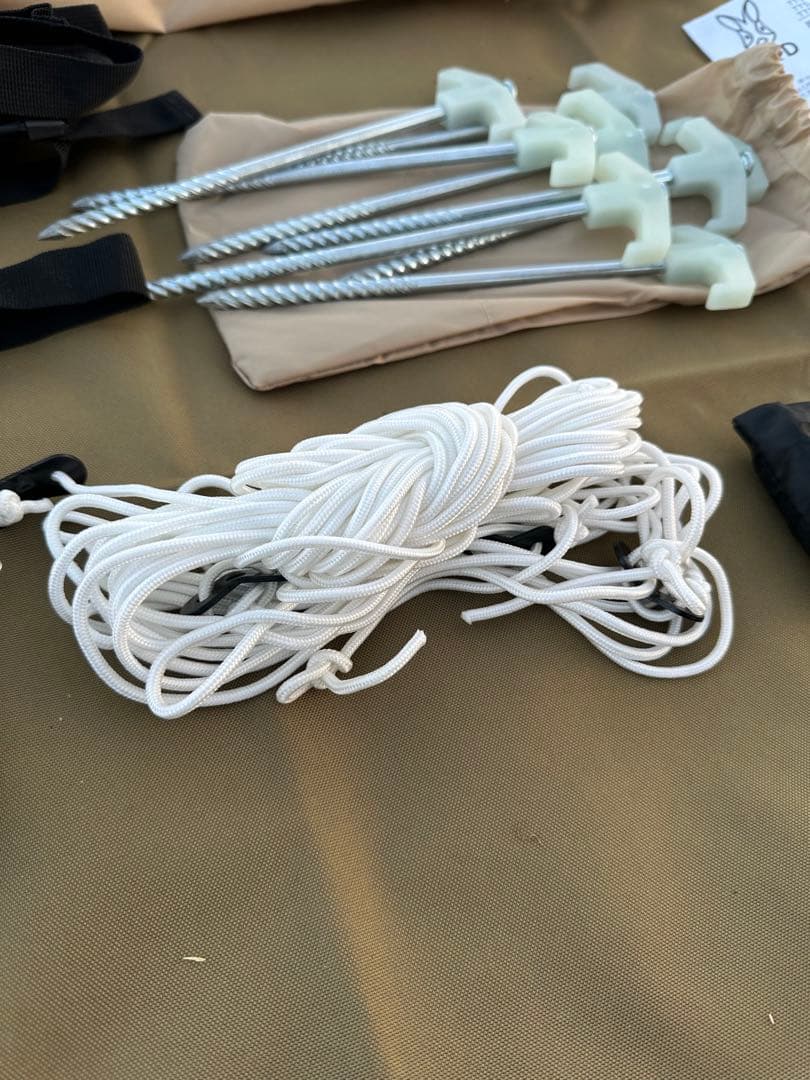 いつかのタープ　DOD タン