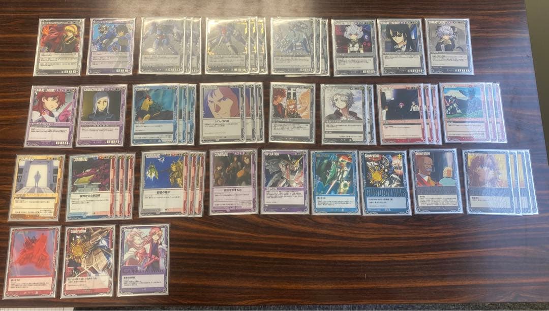 【一時値下げ】ガンダムウォー　三色デッキ(優良レア・コモン・プロモ、オマケ多数)