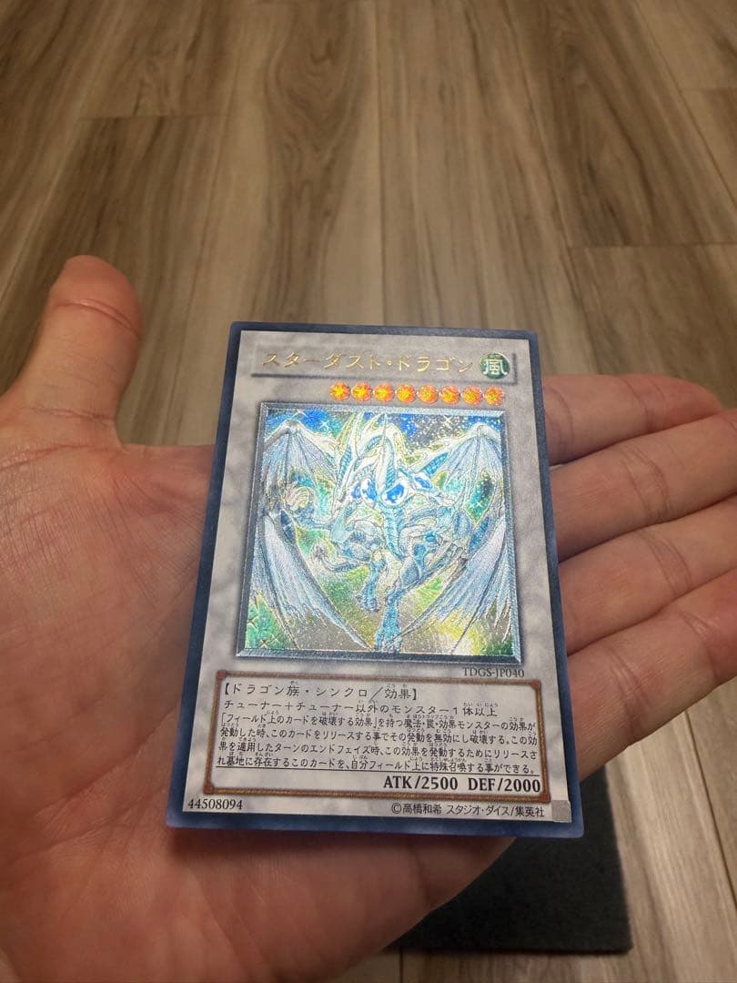 スターダストドラゴン　レリーフ　TDGS-JP040