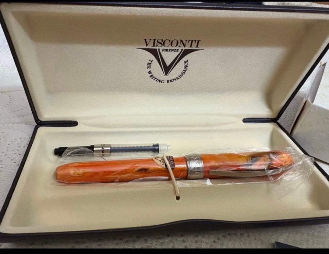 VISCONTI 万年筆 レンブラントオレンジ