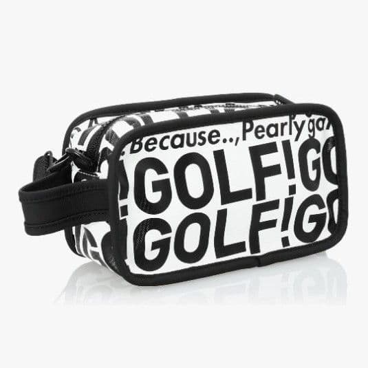①新品 未使用 PEARLY GATES ポーチ 2個セット ゴルフロゴシリーズ