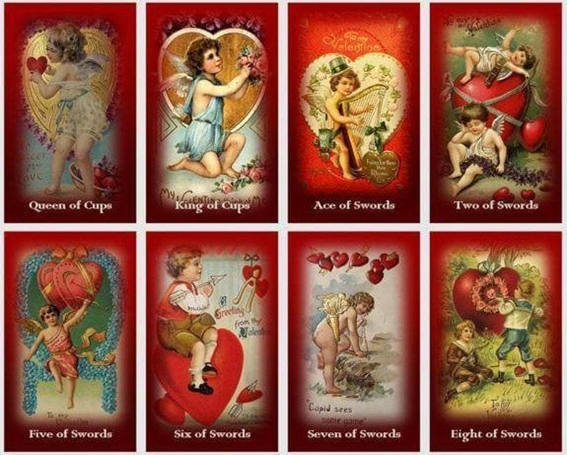 【正規品】１点のみ✨海外希少タロット【新品】バレンタインデー タロットカード