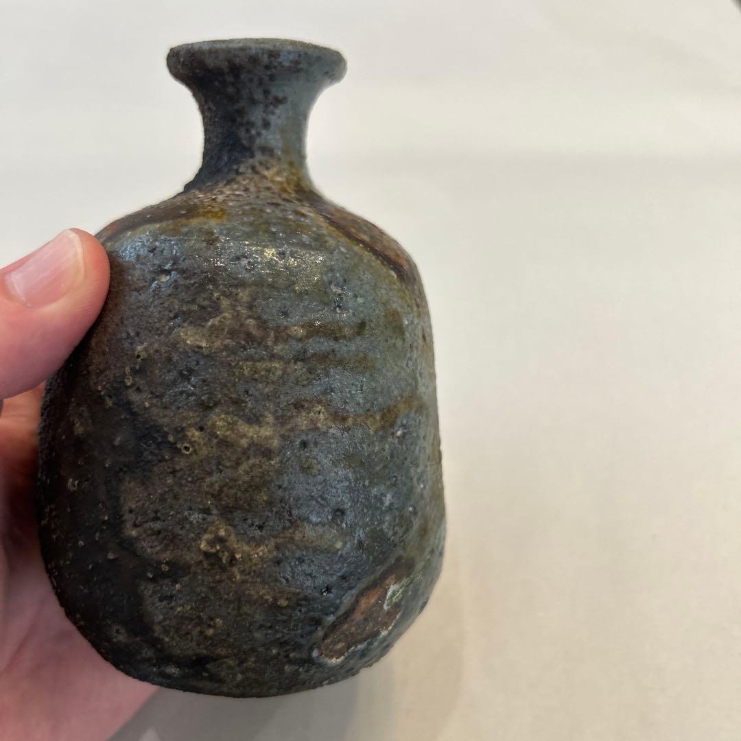 『値引き』【ビンテージ】徳利 窯変 備前焼　アンティーク品