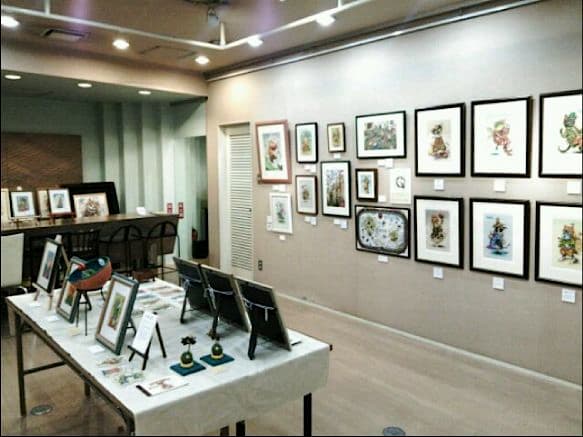 ✴️特別価格【原画】『夢幻界侵入者』（猫　犬　動物　絵画　パステル画　風景画）