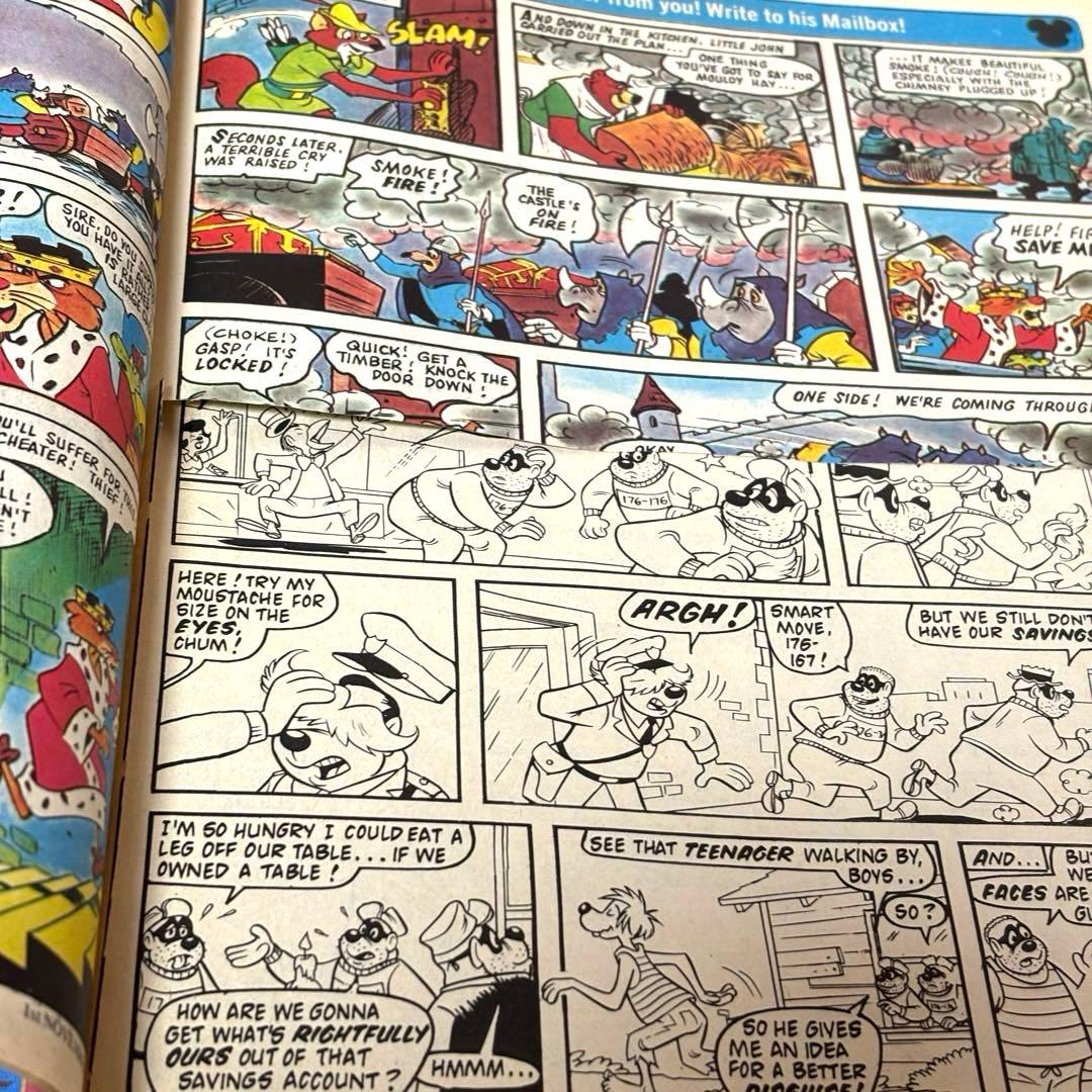 【B品】３７．ディズニー ミッキーマウス ビンテージ コミック 紙もの 海外紙物