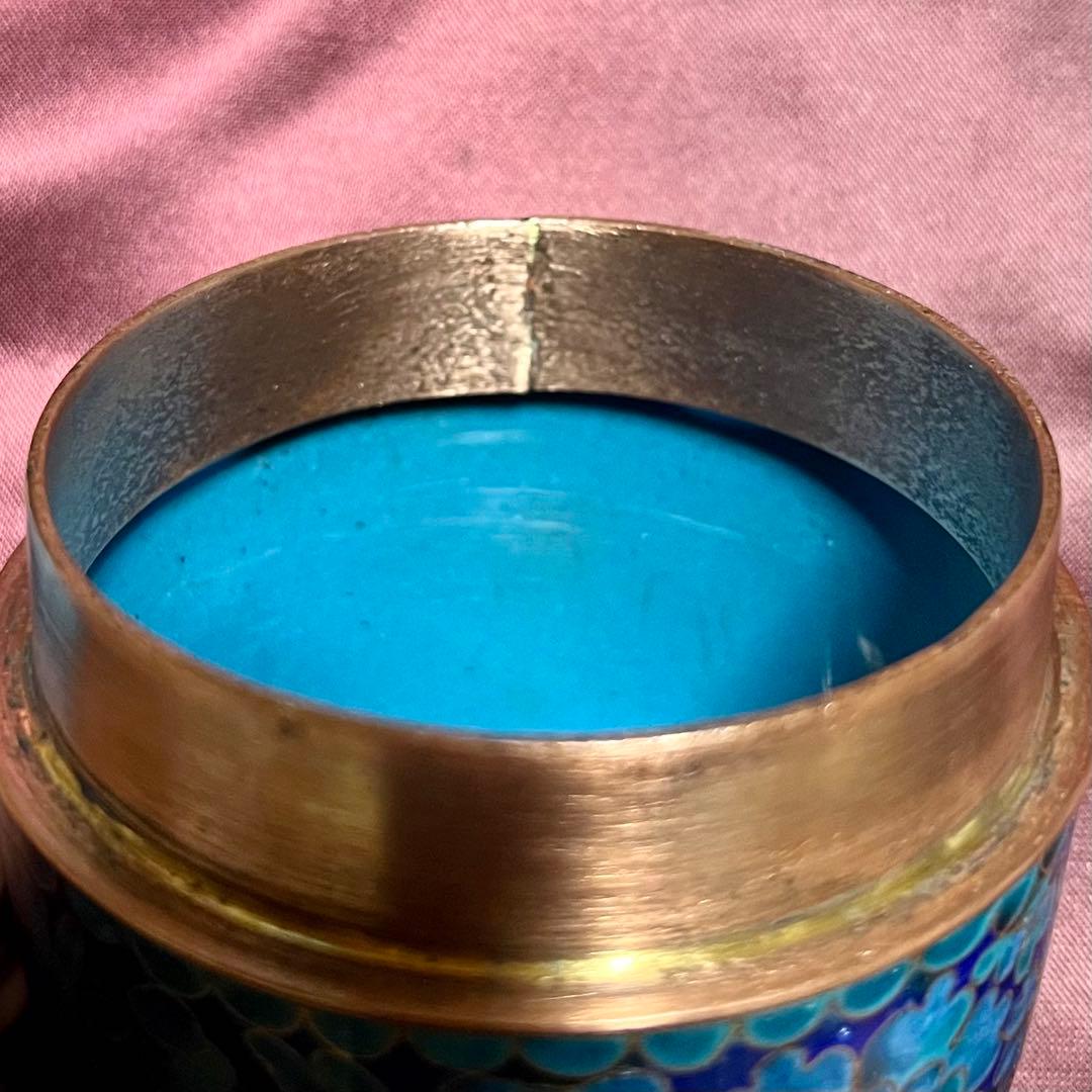 七宝焼棗　景泰藍