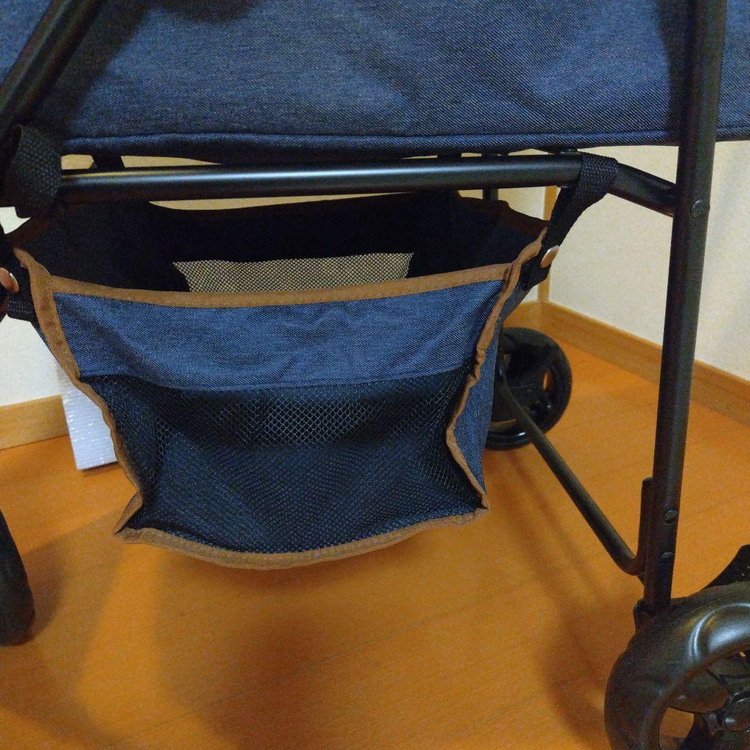 デニム調 中型犬 ペットカート