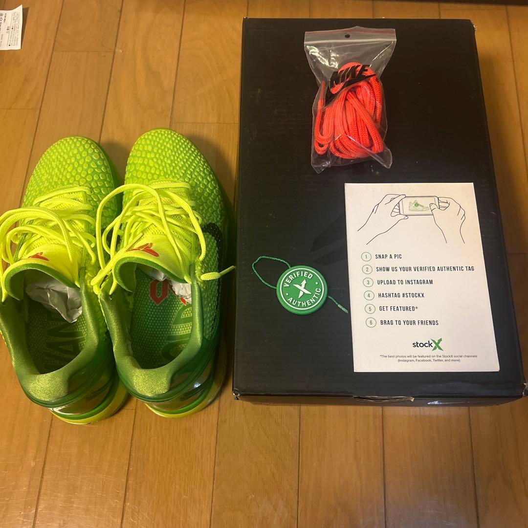 シューズ(男性用) nike Kobe 6 Protro Grinch 26cm