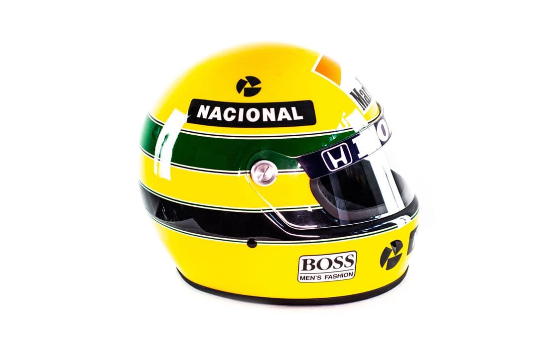 希少【没後30周年】1991モデル 1/1 アイルトンセナ公認レプリカヘルメット