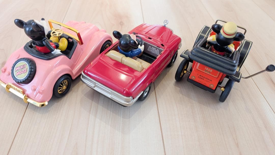 ミッキーマウス レトロカー 3台セット