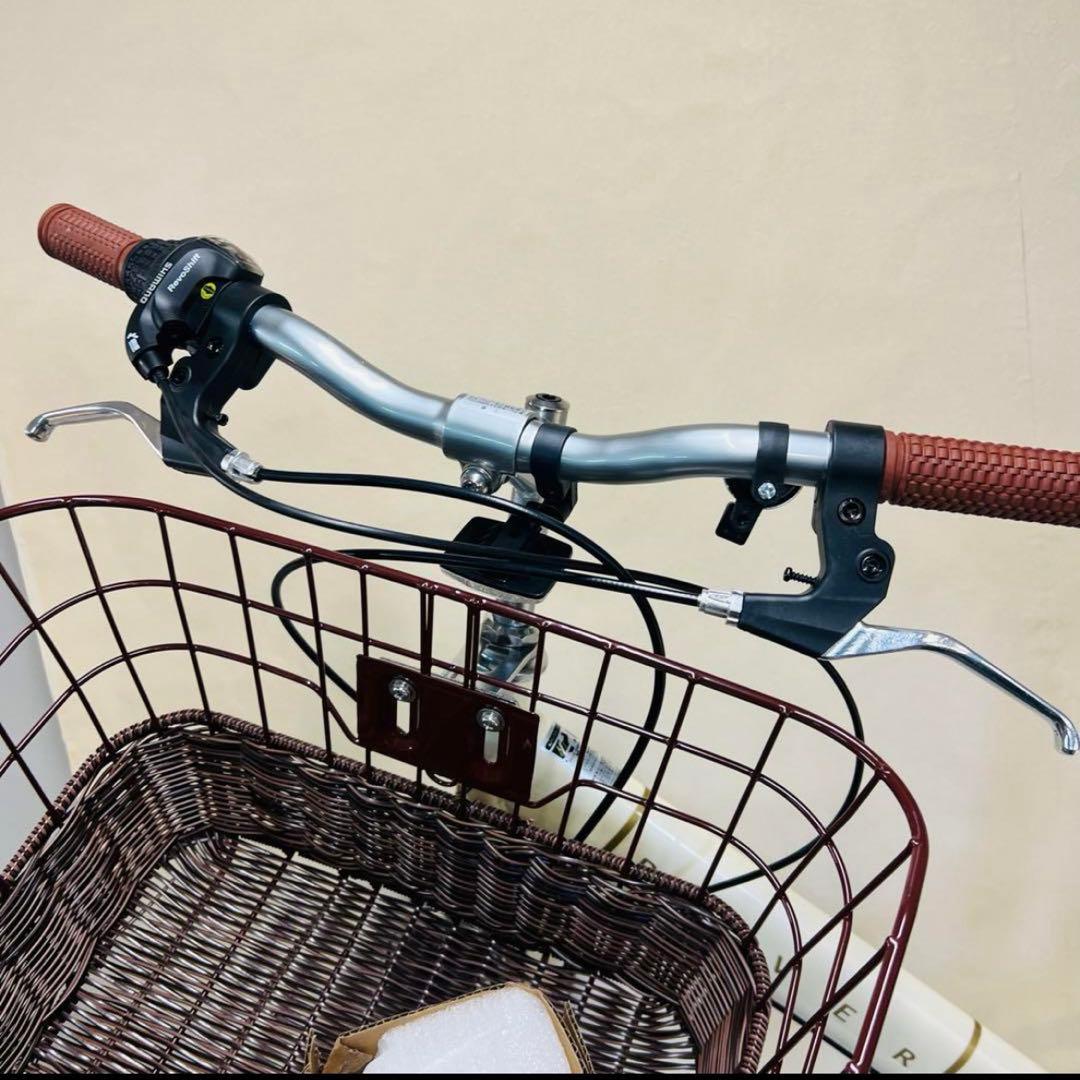 ミムゴ ROVER シティ 26インチ 折り畳み自転車 バニラホワイト