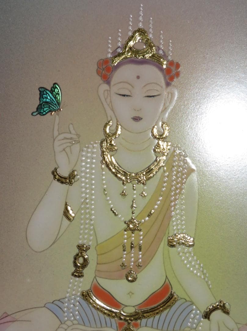 ぐり　草場一壽　「大調和」（仮題）　ダライ・ラマ　陶彩画　原画