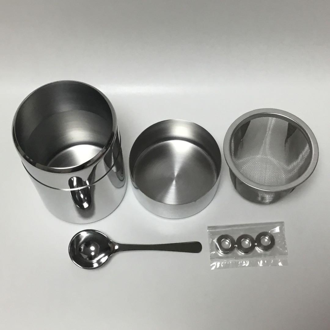 近藤さんの茶ふるい缶 茶道具 新品