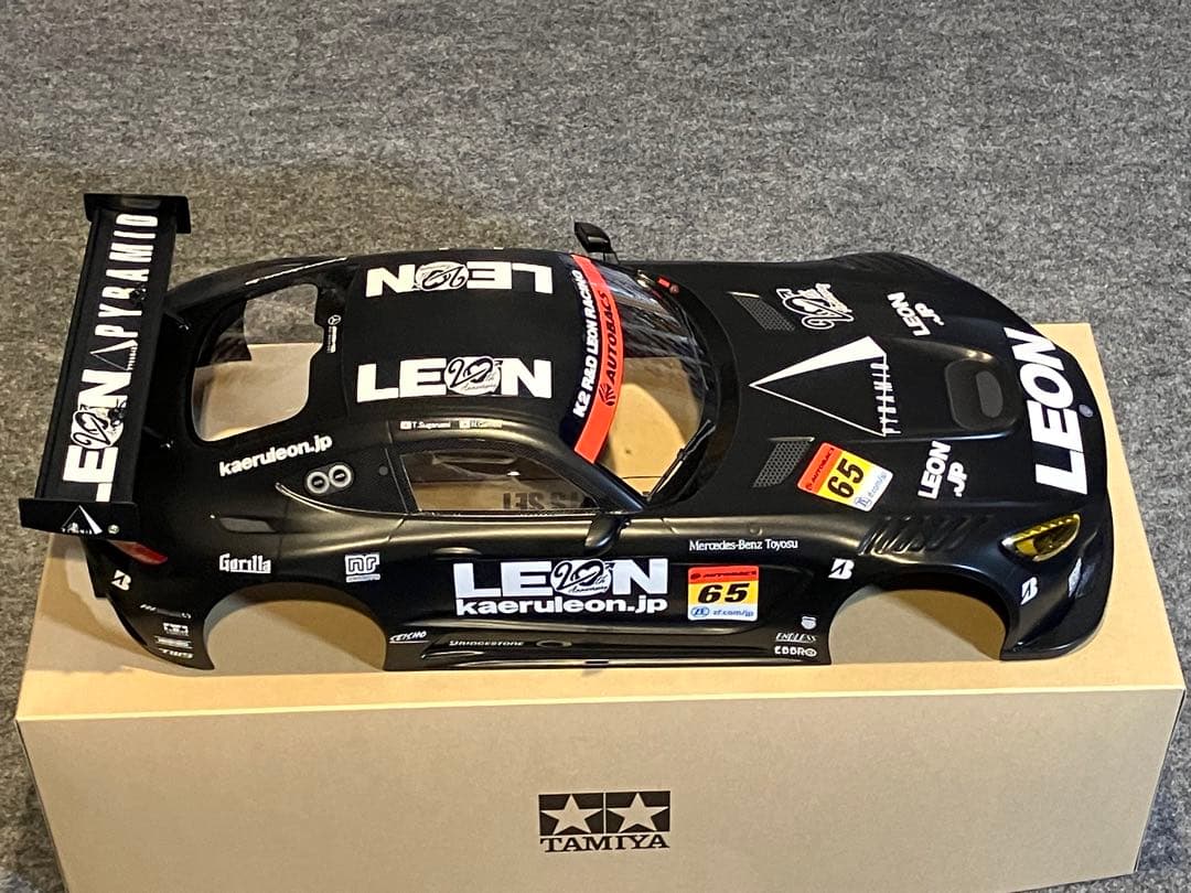タミヤ ラジコン RC MERCEDES-AMG GT3 塗装済 スペアボディ黒