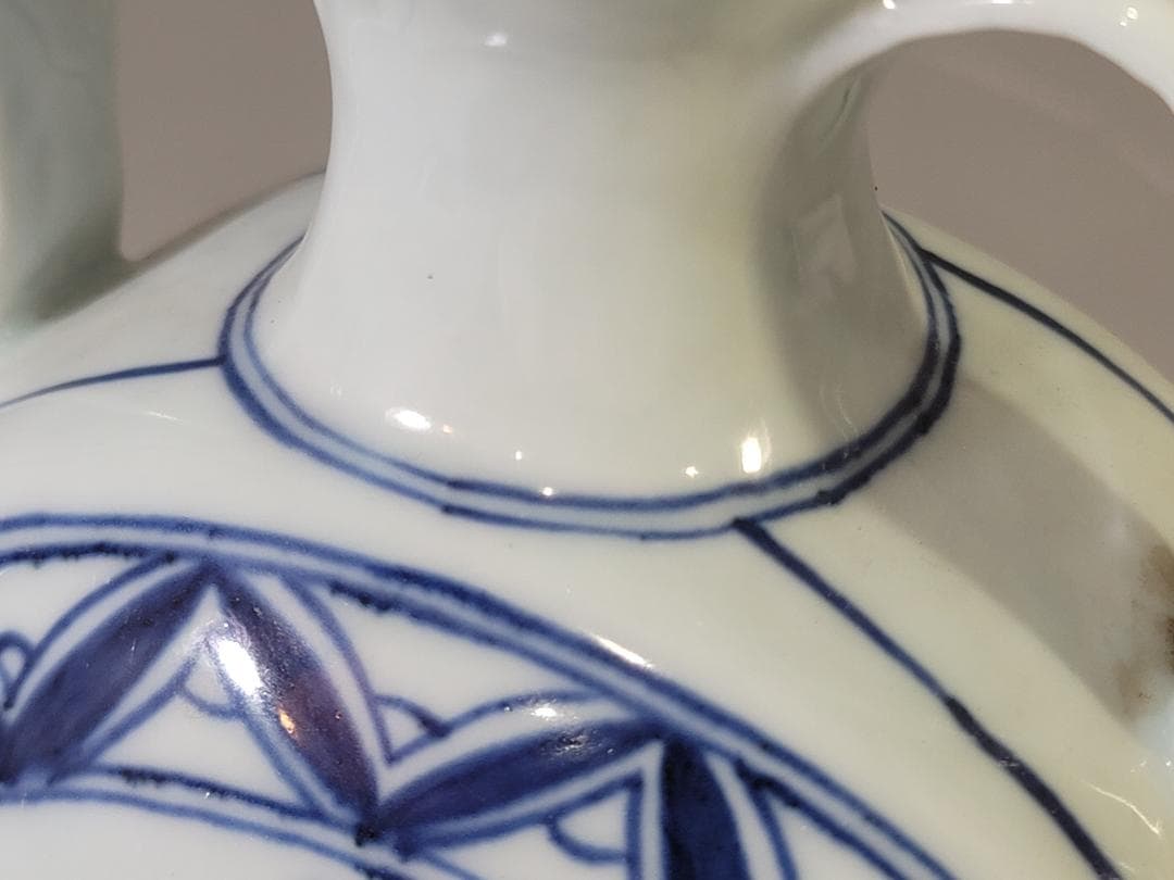 中国 染付 瓶 DT734