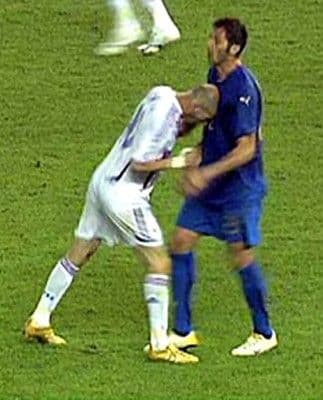 【新品タグ付き】フランス代表/ジネディーヌ・ジダン/A/2006W杯頭突きモデル