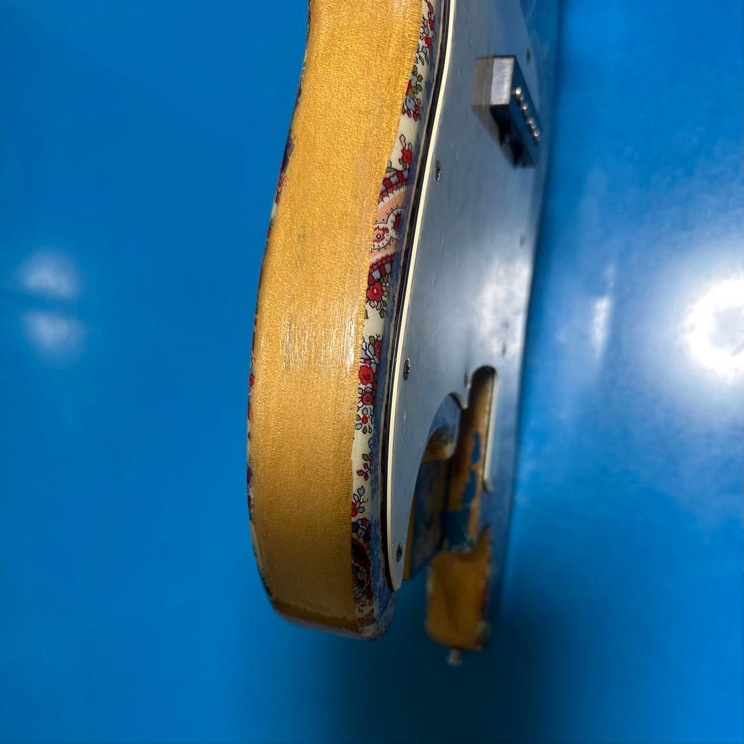 POS ジャズベースタイプ ペイズリー ジャンク リフィニッシュ