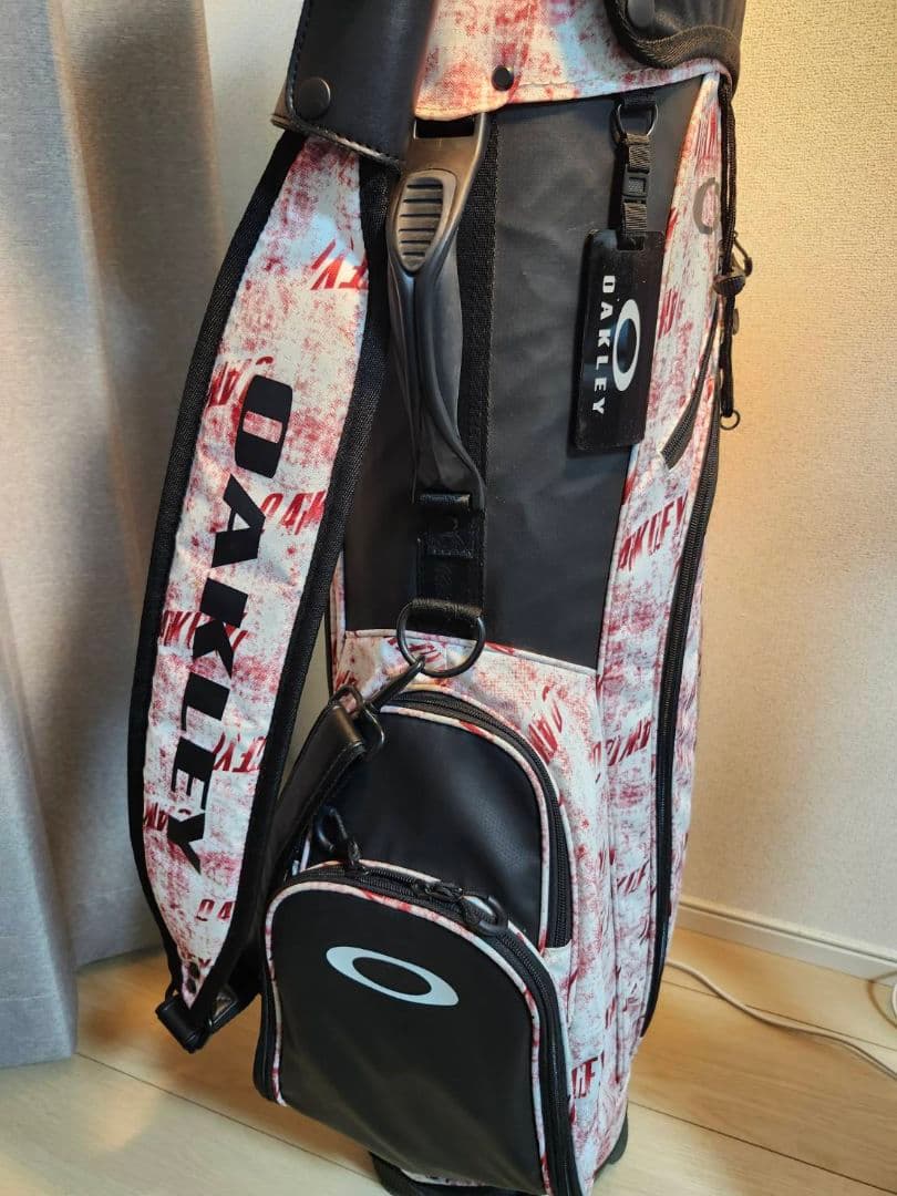 OAKLEY キャディバッグ レッドホワイト
