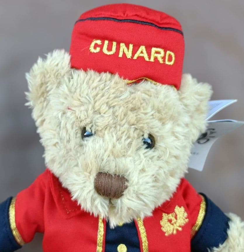 ◇テディベア　クイーンエリザベス号　キュナード社185周年記念　ベイリー◇