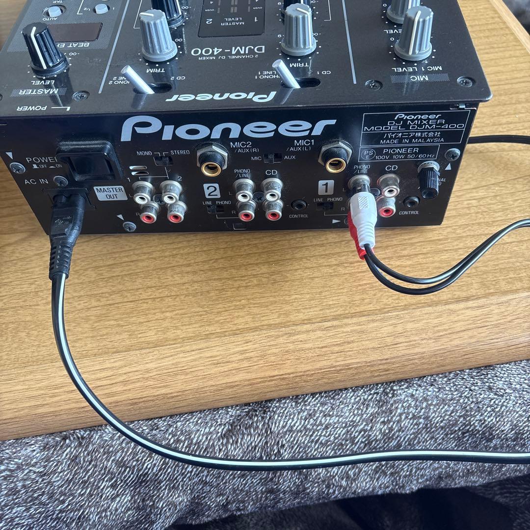R*様 Pioneer DJM-400 2チャンネルDJミキサー　現状渡し
