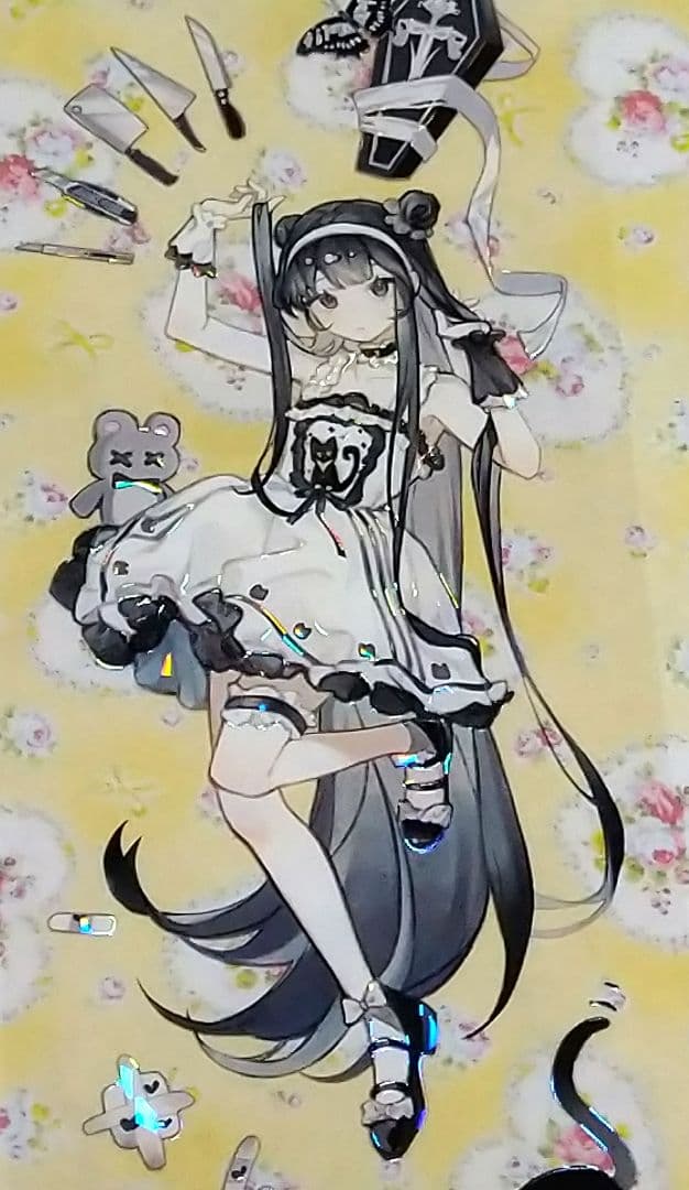 J967＃黑猫部落(贝壳光)迷雾切り売り海外人物マステ女の子