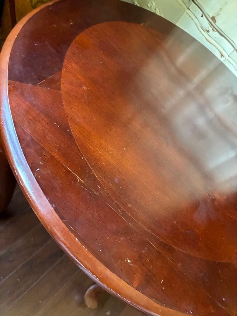 leonoahです　家具　丸　コーヒー　センター　ソファー　テーブル　猫脚