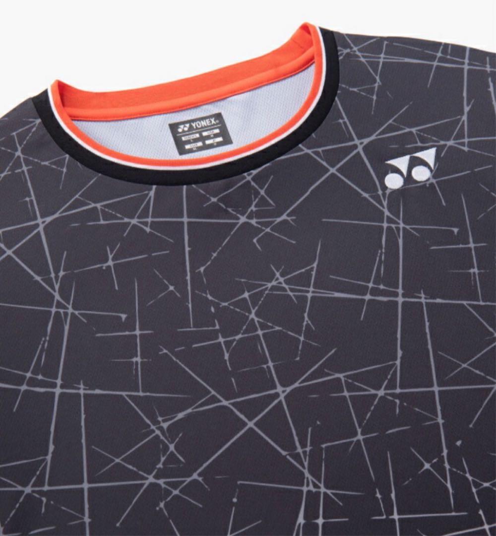 YONEX ユニ ゲームシャツ NTT東日本モデル ブラック 007 Ｏサイズ