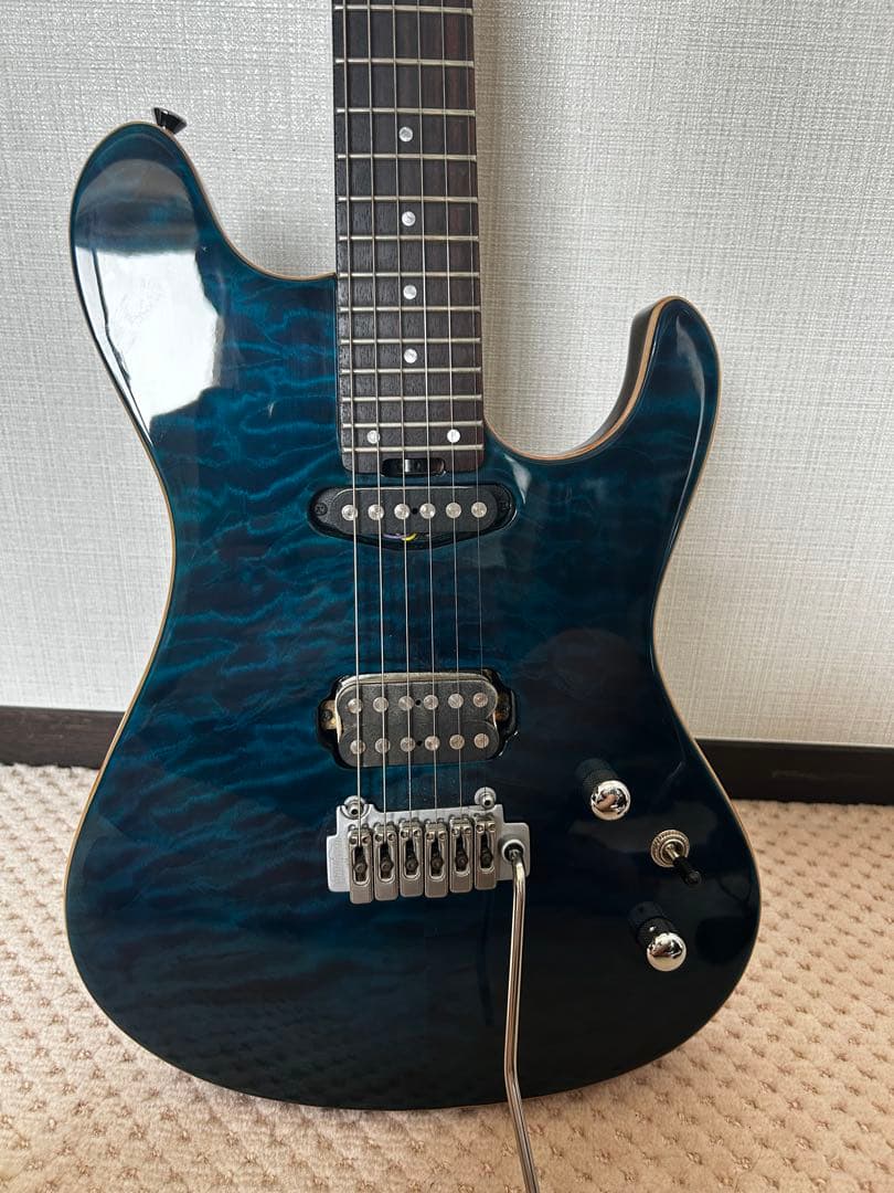 ギター SCHECTER MZ1 See-thru Blue