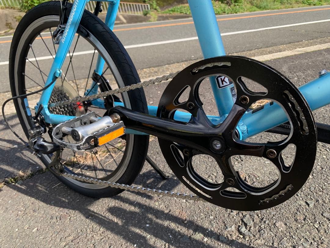 【即乘】送料無料 KhodaaBloomミニベロ RAIL小径車クロスバイク9速