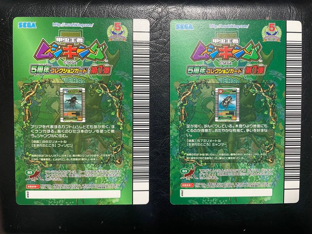 hiro様　ムシキングカード18枚