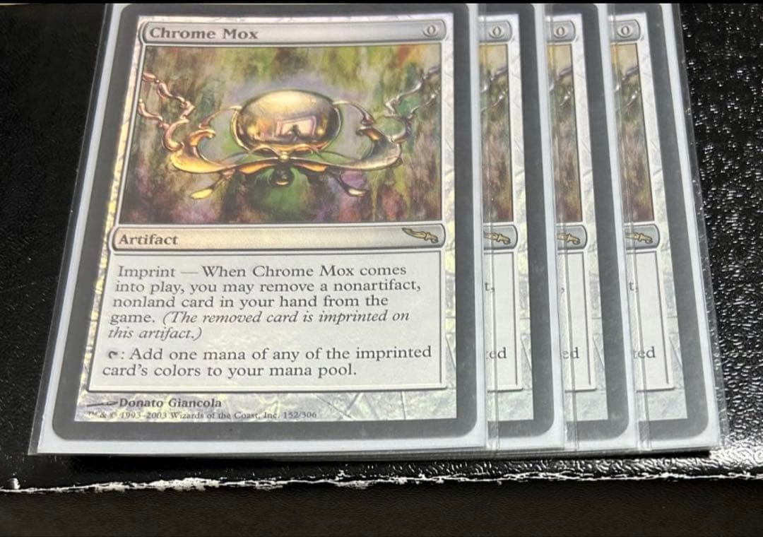 金属モックス　4枚セット　【英語版foil】