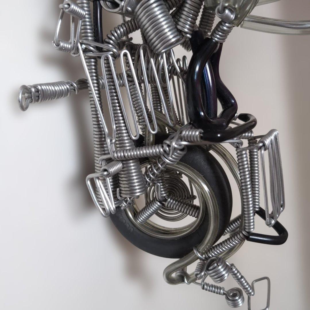 ワイヤーアート　バイク