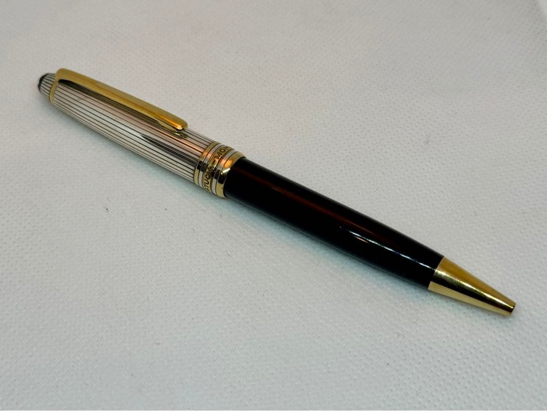 美品 モンブラン マイスターシュテュック ボールペン 金／銀