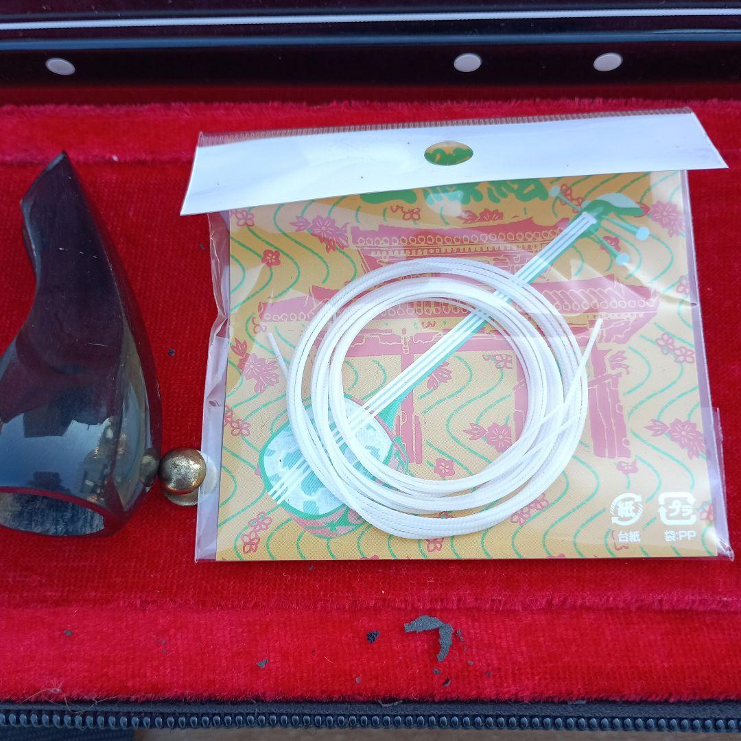 c*0様 4052）沖縄三線　蛇皮　ケース付